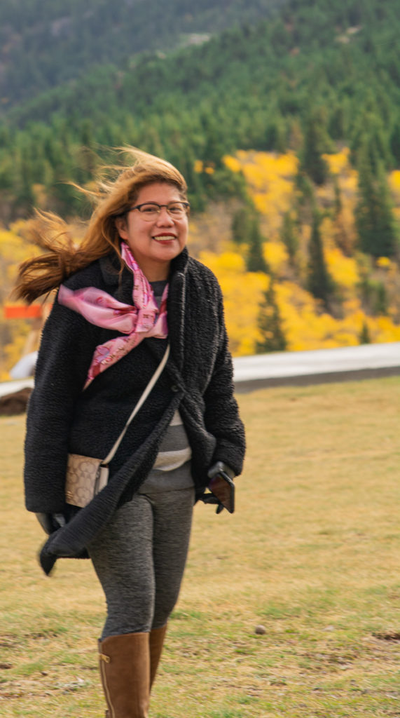 fall season photo session at the prince of wales hotel in waterton national park alberta canada